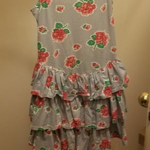 Betsey Johnson floral sleeveless dress